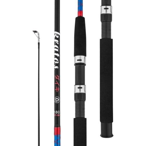 1.8M 2.1M 2.4M 2.7M Lure Rod M Power Spinning Casting Olta with Wheel FRP Distance Throwing Pole Telescopic Fishing Stick