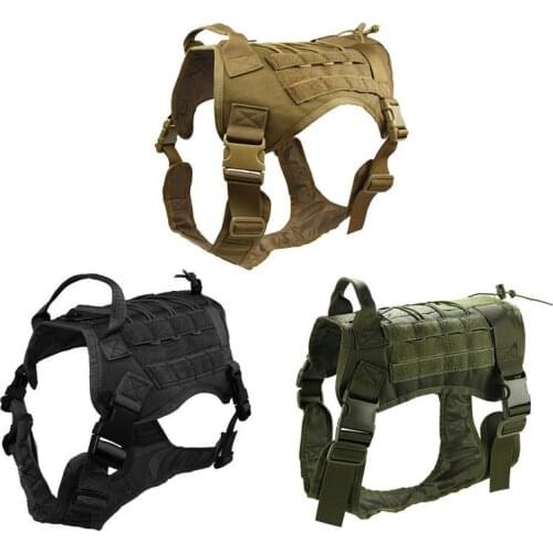 Tactical Laser Dog Vest Adjustable Military Training Service Dog Clothes Breathable Hunting Molle Dog Vest CS Army Dog Vest