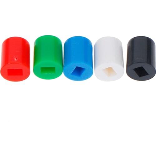 20Pcs/Lot Tactile Push Button Switch Cap 10mm Applies 6*7mm Self-locking Switch Button Cap Wholesale