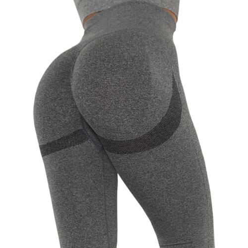 Womens Yoga Pants High Waist Seamless Knitting Moisture Absorption Perspiration Legging Sports Women Fitness Gym Workout Pants
