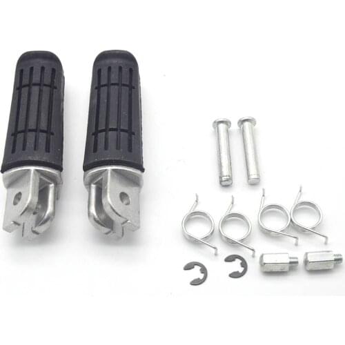 1pair Motorcycle Bandit Front Footrests Foot Pegs For Suzuki V-Strom 650 DL650 GSX1300R GSX1300 Hayabusa GSX650F GSX1400 B-King