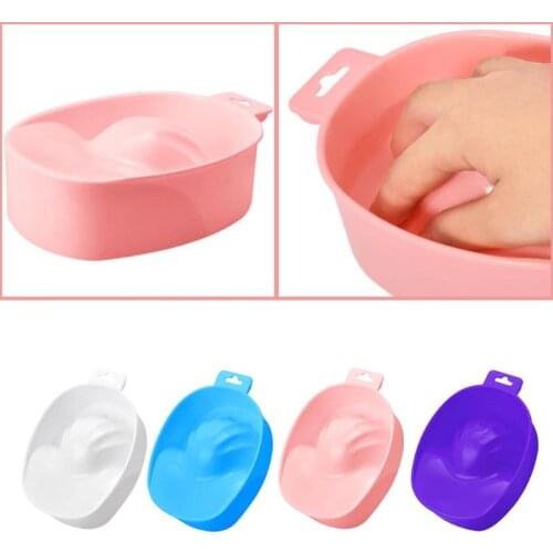 1pcs Nail Art Hand Wash Remover Soak Bowl DIY Salon Nail Spa Bath Treatment Nail Manicure Tools