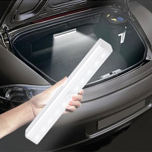 1PCS Night Light Motion Sensor Potable Closet Lights Battery Powered Wireless Cabinet IR Infrared Motion Detector Window Wall