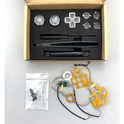 For PS4 Wireless Controller LED Light Board DIY Button Analog Joystick LED Light Board For PS4 Game Handle Repair Parts