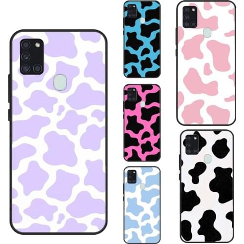Cow Print For Samsung A72 A52 A42 A32 A12 A11 A31 A51 A71 A21S A20e A10 A02 S A40 A70 A50 Phone Case