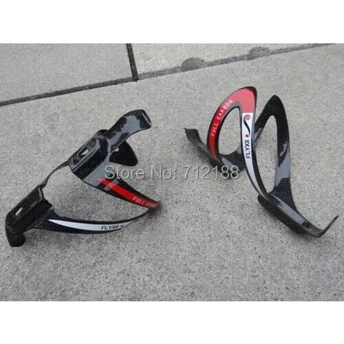 Flyxii Carbon Bike water Bottle cage Bicycle Bottle Holder for MTB Mountain Road cross TT bicycle - 2 Pcs (CG001p)