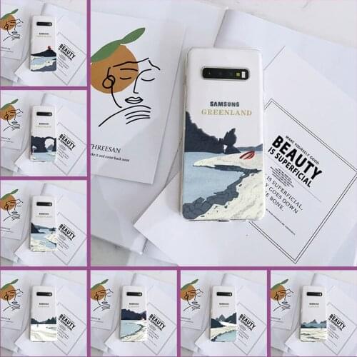 For Samsung Galaxy Note 10 Pro Phone Case Silicone Art Mountain Aesthetic Soft Back Cover For Samsung Galaxy S10 Plus 5G 10E