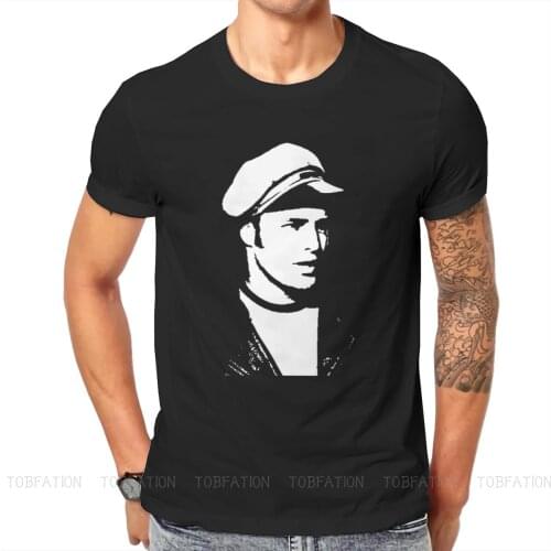 Marlon Brando Graphic TShirt The Godfather Novel Classic American Crime Film Printing Streetwear Comfortable T Shirt Men