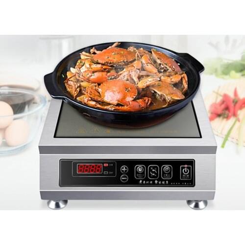 3500w high-power induction cooker commercial induction cooker electric pottery stove smart stir-fry flat convection stove
