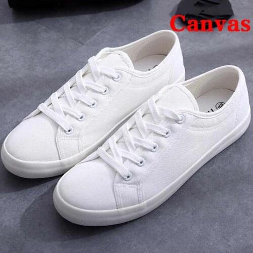 Summer Casual Canvas Shoes Sneakers Women Trainers White Sneakers Leather&Canvas Shoes Tenis Feminin Zapatos Mujer