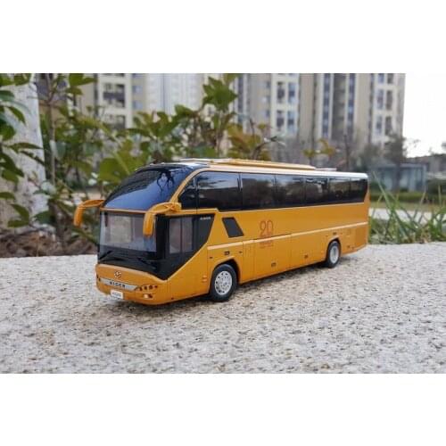 Collectible Alloy Model Gift 1:42 Scale KingLong Higer KLQ6215 Travel Transit Bus Vehicle DieCast Toy Model