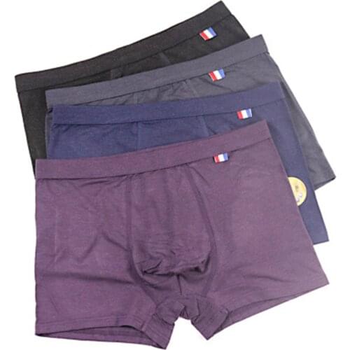 Mens underwear, mens boxer shorts, cotton boxer shorts, cotton boxer shorts, Korean style, fall / winter shorts, Modert T285