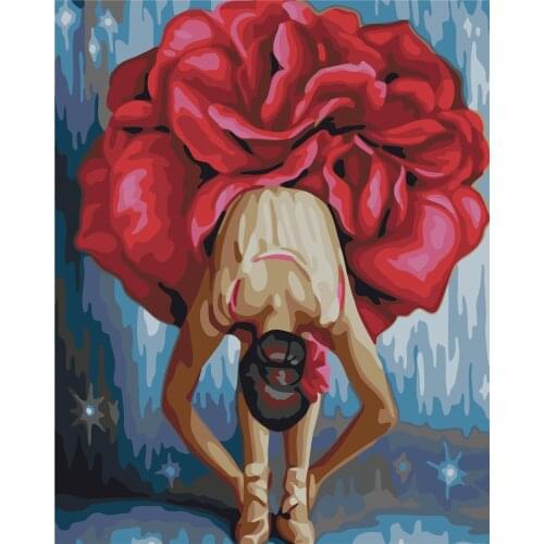 Adonis Great 40x50cm No Frame Diy Painting By Numbers Acrylic Colorful Animals Hand Painted Oil Paint By Numbers For Home Decor