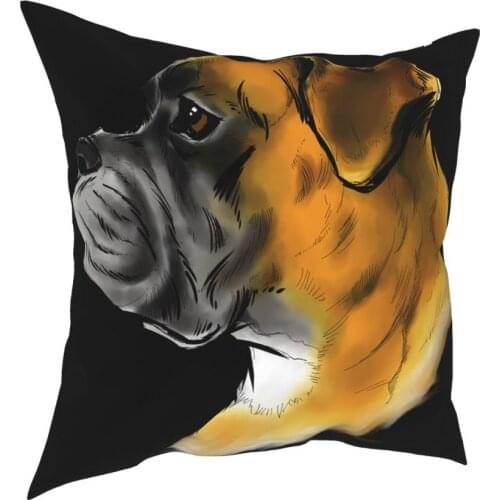 Dog Boxer Throw Pillow Cover Cushions for Sofa 45*45cm Cushion Covers