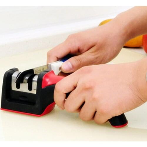 Portable Knife Sharpener 3 Stages Kitchen Sharpener Professional Sharpening Stone Grinder Multifunction Kitchen Sharpener Tools