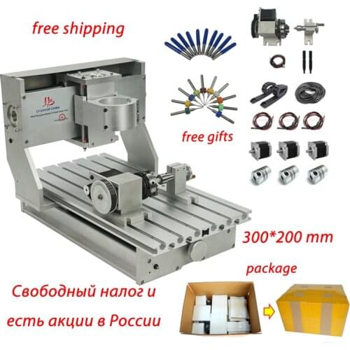 CNC Router frame Mini 3020 precision of milling machine diy lather bed aluminum rail with ball screw