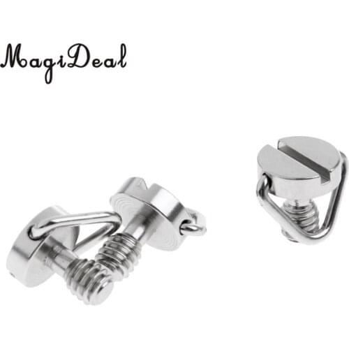 MagiDeal 3pcs Threaded Mounting Thread Camera Screw Adapter Scuba Diving Gear 1/4inch