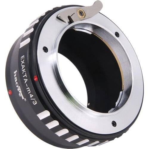 Haoge Manual Lens Mount Adapter for Exakta EXA mount Lens to Olympus and Panasonic Micro Four Thirds MFT M4/3 M43 Mount Camera