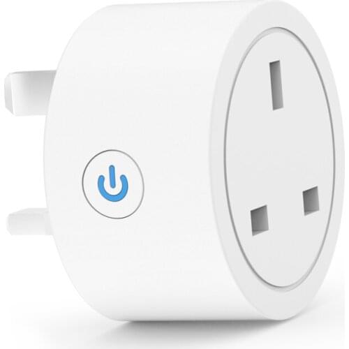 Newst Uk Smart Socket Plug Adapter Tuya WIFI Wireless Remote Voice Control Power Monitor Electrical Outlet for Google Home Alexa