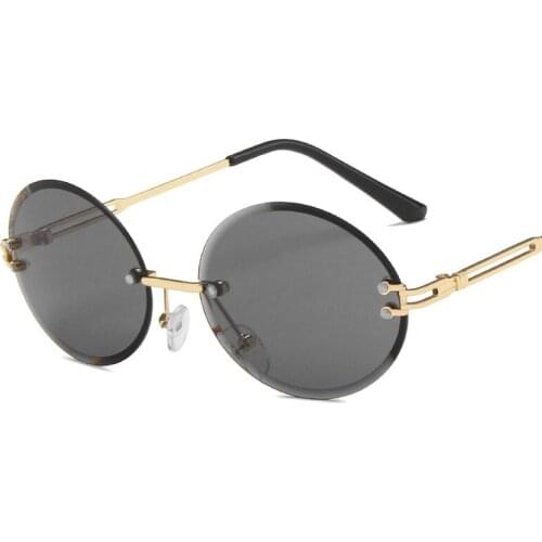 Luxury Brand Sunglasses For Women Vintage Shades Fashion Sun Glasses Men Oculos Trendy Rimless Gafas Retro Lunettes Eyeglasses