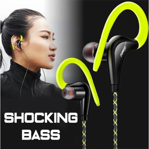 Earphones 3.5mm Sport Earphone Super Stereo Headsets Sweatproof Running Headset With Mic Ear Hook Headphone for XIAOMI Headphone