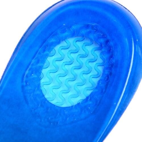1Pair Man/Women Silicon Gel Heel Cushion Insoles Soles Relieve Foot Pain Protectors Spur Support Shoe Pad Feet Care Inserts