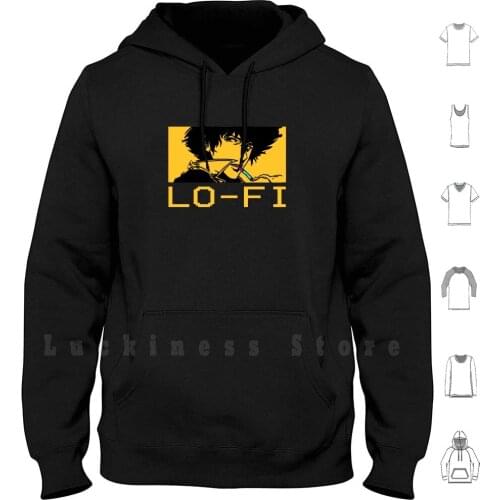 Bebop Lofi Hip Hop Jazz Hoodie Long Sleeve Anime Akira Red Pill Vaporwave Lofi Hip Hop Relax Chill Retro Manga Neo
