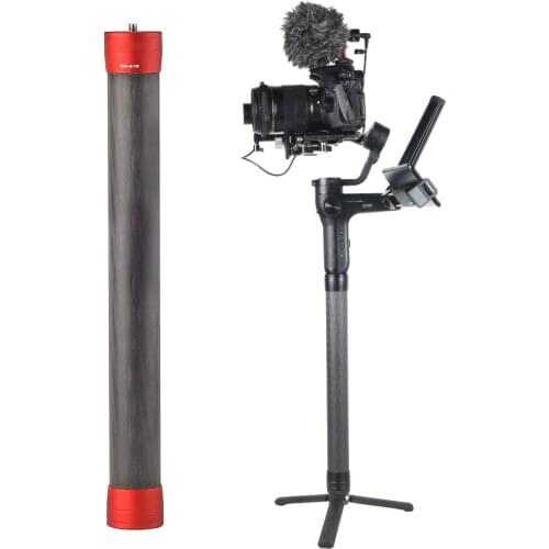 Carbon Fiber Extension Stick Monopod Rod for DJI Ronin-S/SC/Moza Air 2/AK4000 for Zhiyun Crane 2 weebill lab Handheld Gimbal
