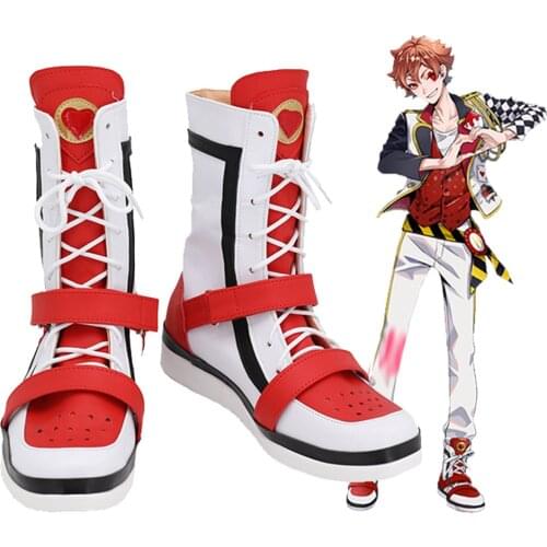 Twisted Cosplay Wonderland Ace Trappola Cosplay Shoes Boots Halloween Carnival Costume Prop Custom Made