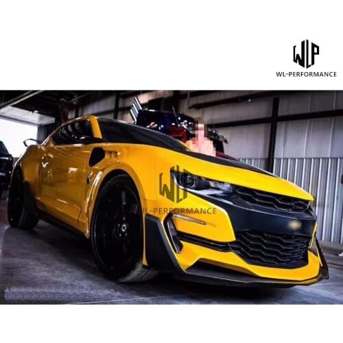 High quality Carbon fiber / FRP unpainted Car body kit For Chevrolet Camaro Bumblebee Car styling 2017