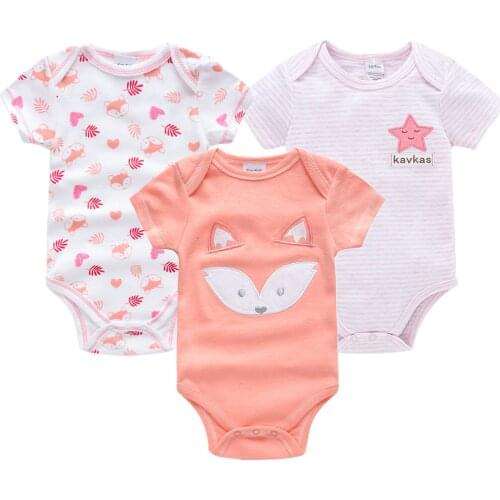 2021 3PCS/Set Unisex Newborn Baby Girls Overalls Unicorn Cotton Baby Boy Clothes Cartoon Girls Baby Clothing Jumpsuits Bodysuits