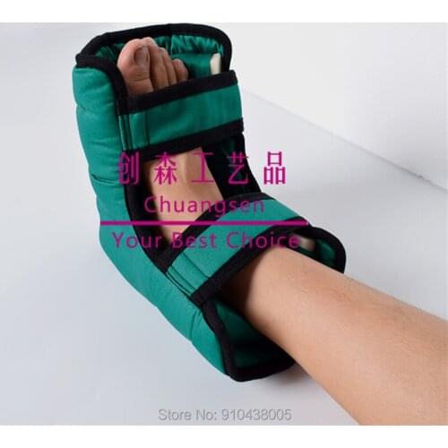 Free shipping heel pillow breathable cotton polyester cover with microfiber fill, hook and loop fasteners, universal