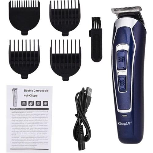 CkeyiN Beard Trimmer Professional Hair Clipper Men Cordless Hair Haircut Grooming Kit Rechargeable Barbers Cutting Shaver 50