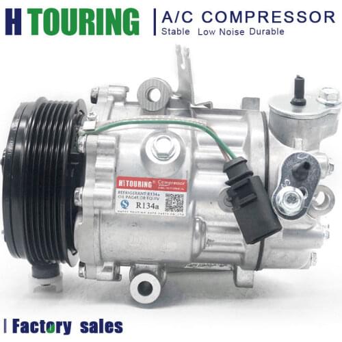 SD6V12 AC Compressor For VW Volkswagen VENTO POLO SKODA RAPID 6RF820803A 1S0820803A 1S0820803B 1S0820803C 6RD820803D 6RD820803