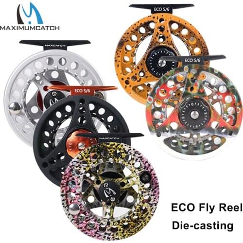 Maximumcatch Fly Fishing Reel 3/4/5/6/7/8 WT Large Arbor Die Casting Aluminum Fly Reel