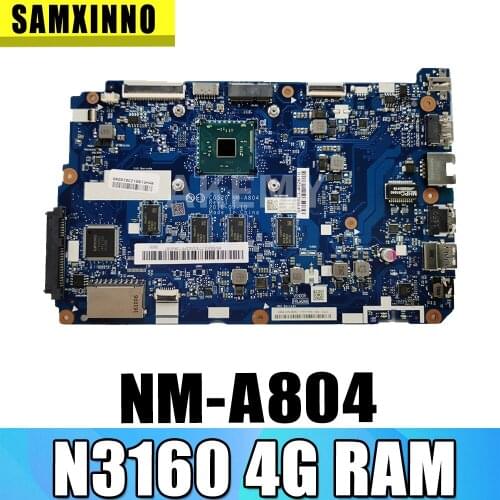 SAMXINNO for Lenovo 110-15IBR CG520 NM-A804 Laptop motherboard CPU N3160 4G RAM 100% test work 5B20L77433