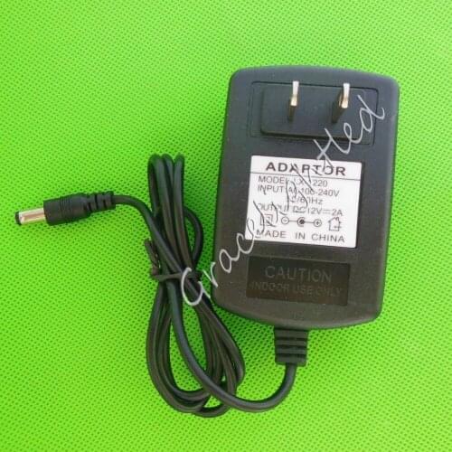 EU US Plug Adapter AC 100-240V To DC 12V 2A Power Supply For 3528 5050 Strip light