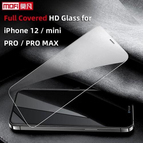 Tempered glass for iPhone 12 12pro max screen protector full cover iPhone 12mini 2.5D 9H protective glass anti blue glass film