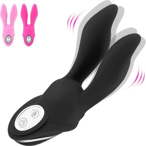 156mm Sexy Ear Vibrator For Clitoris Stimulator Nipple Clamps Dildos Anal Plug Massager Sex Toys Women Masturbator Erotic Shop
