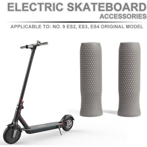 2pcs Electric Scooter Grip Sleeve Non-slip Silicone Cover for Ninebot ES1 ES2 ES3 ES4 Scooter Skateboard Hand Handle Accessories