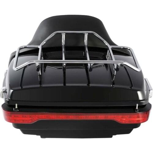 Motorcycle King Pack Trunk W/ Brake Turn Tail Light For Harley Tour Pack Touring 2014-2020