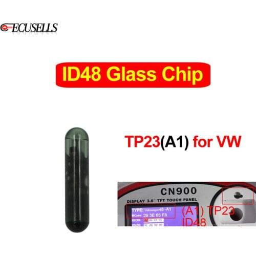 CAN ID48 A1 Megamos Crypto Transponder TP23 ID 48 Chip Car Key Chip Glass Chip New Key Blank for Volkswagen for VW