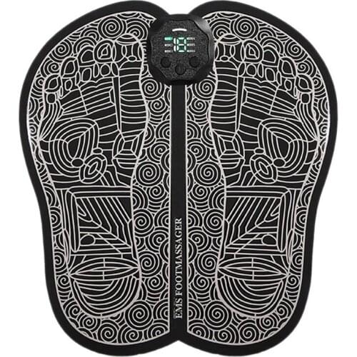 EMS Electric Foot Massager Pad Blood Circulation Muscle Stimulator Mat Feet Massage Relief Pain