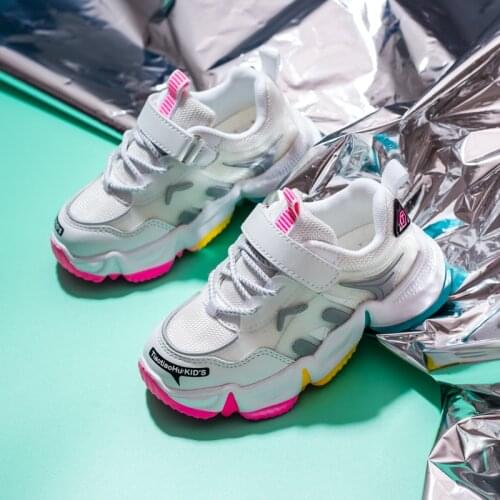 New Kids Running Sneakers Childrens Tennis Shoes Girl Row Sneakers Childrens Footwear Shoes For Girls Childrens Sports Shoes