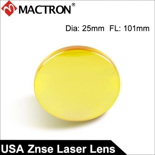 Co2 Laser Lens Diameter 25mm USA CVD ZnSe laser focus length 101mm Focal Length