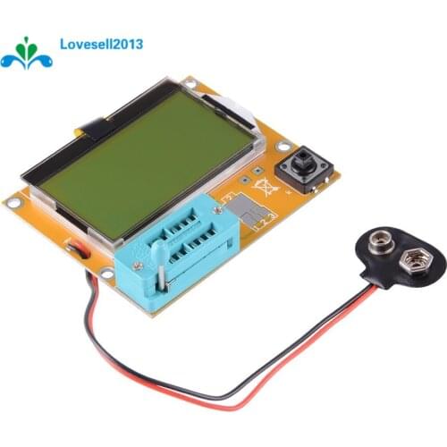 LCR-T4 Mega328 M328 Multimeter LCD Backlight Transistor Tester Diode Triode Capacitance ESR Meter 12864 Display MOS PNP NPN LCR