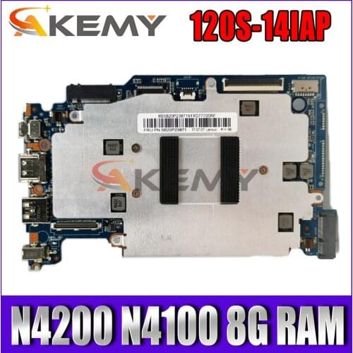 Original brand new Laptop mainboard For Lenovo 120S-14IAP S130-14IGM notebook motherboard With M2 socket CPU N4200 N4100 8G RAM