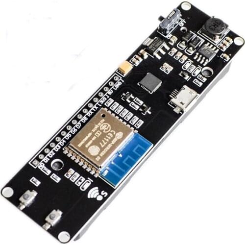 Wemos ESP WROOM 02 Motherboard D1 Mini Esp8266 With 18650 Battery Case Compatible For Nodemcu With LED Gpio16 Program