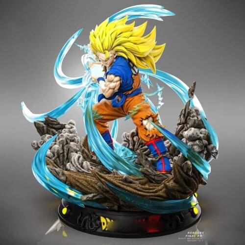 Presale KD Studio Three Heads Gokong GK Limited Edition Handmade Resin Statue Figure Model