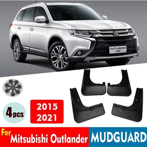 Mud flaps For Mitsubishi Outlander Mudguards Fender Outlander Mud flap splash Guard Fenders car accessories Front Rear 4 PCS